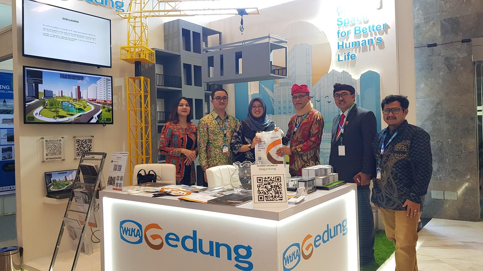 WIKA Gedung Hadirkan Konstruksi Modular Konstruksi Ramah Lingkungan di Ajang CAFEO-41