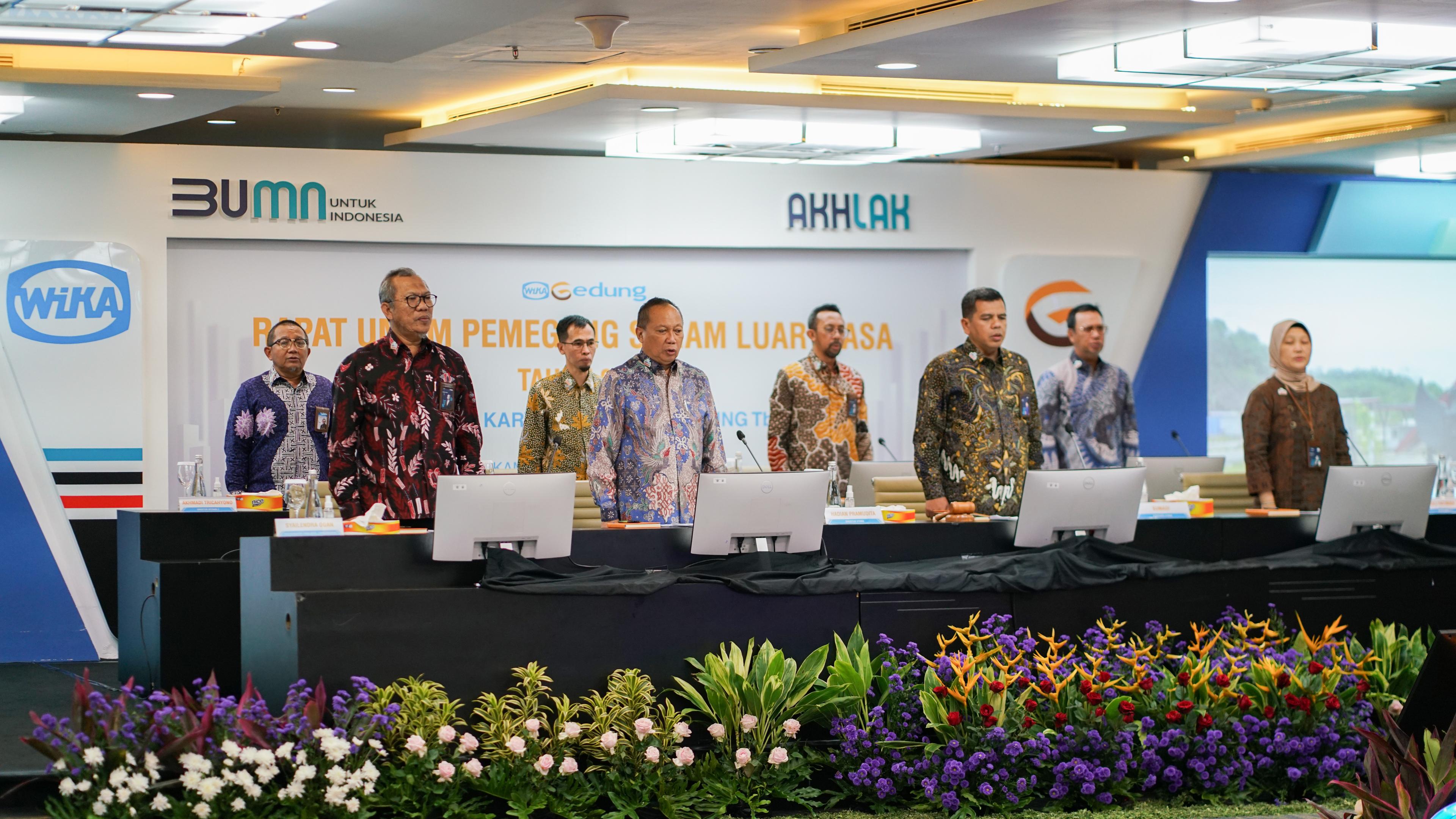 RUPSLB WEGE Tahun 2024 Tetapkan Bapak Taufan Gestoro Sebagai Komisaris Independen
