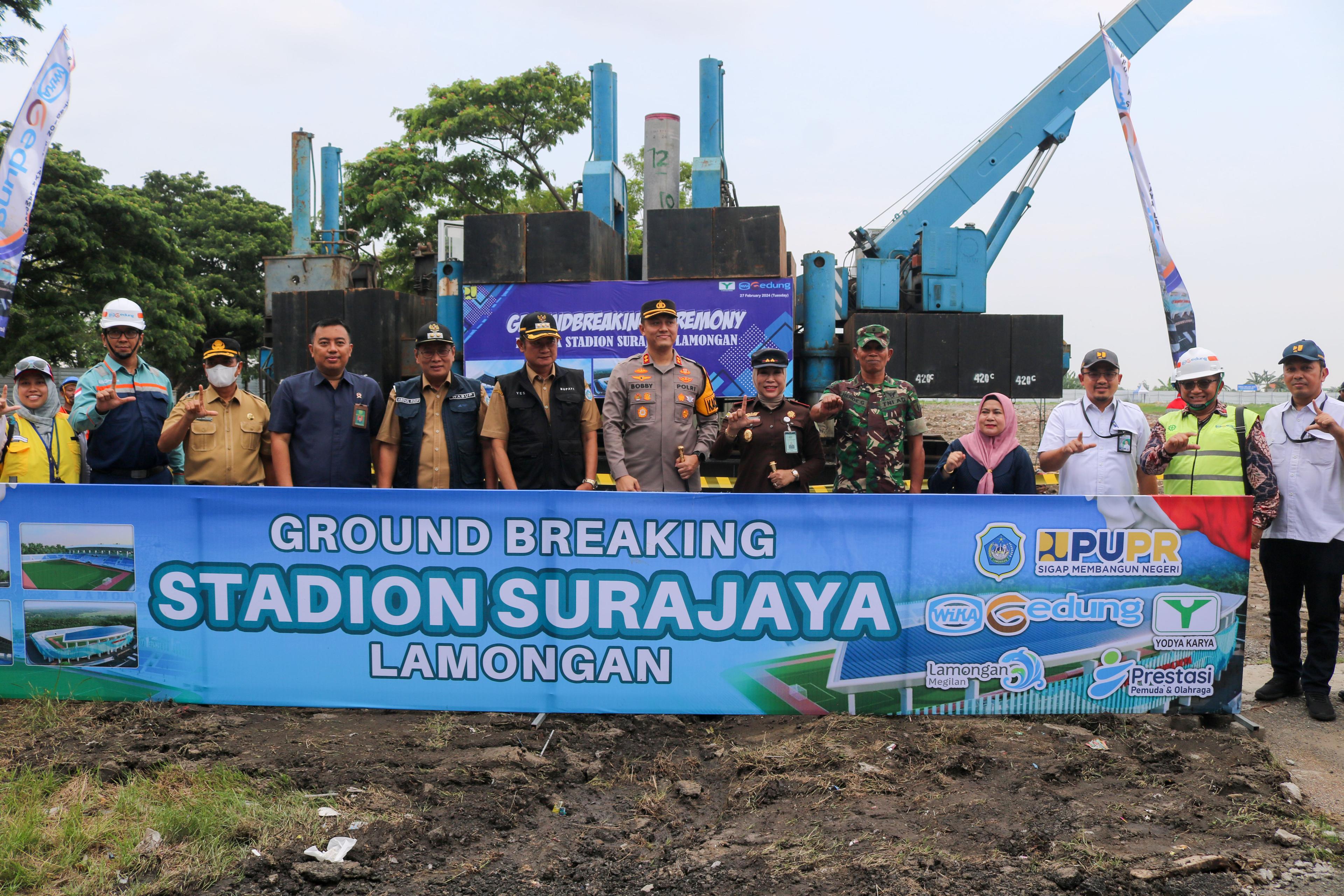 Groundbreaking Stadion Surajaya Lamongan, Markas Baru Persela Lamongan, Desain Modern Berstandar FIFA