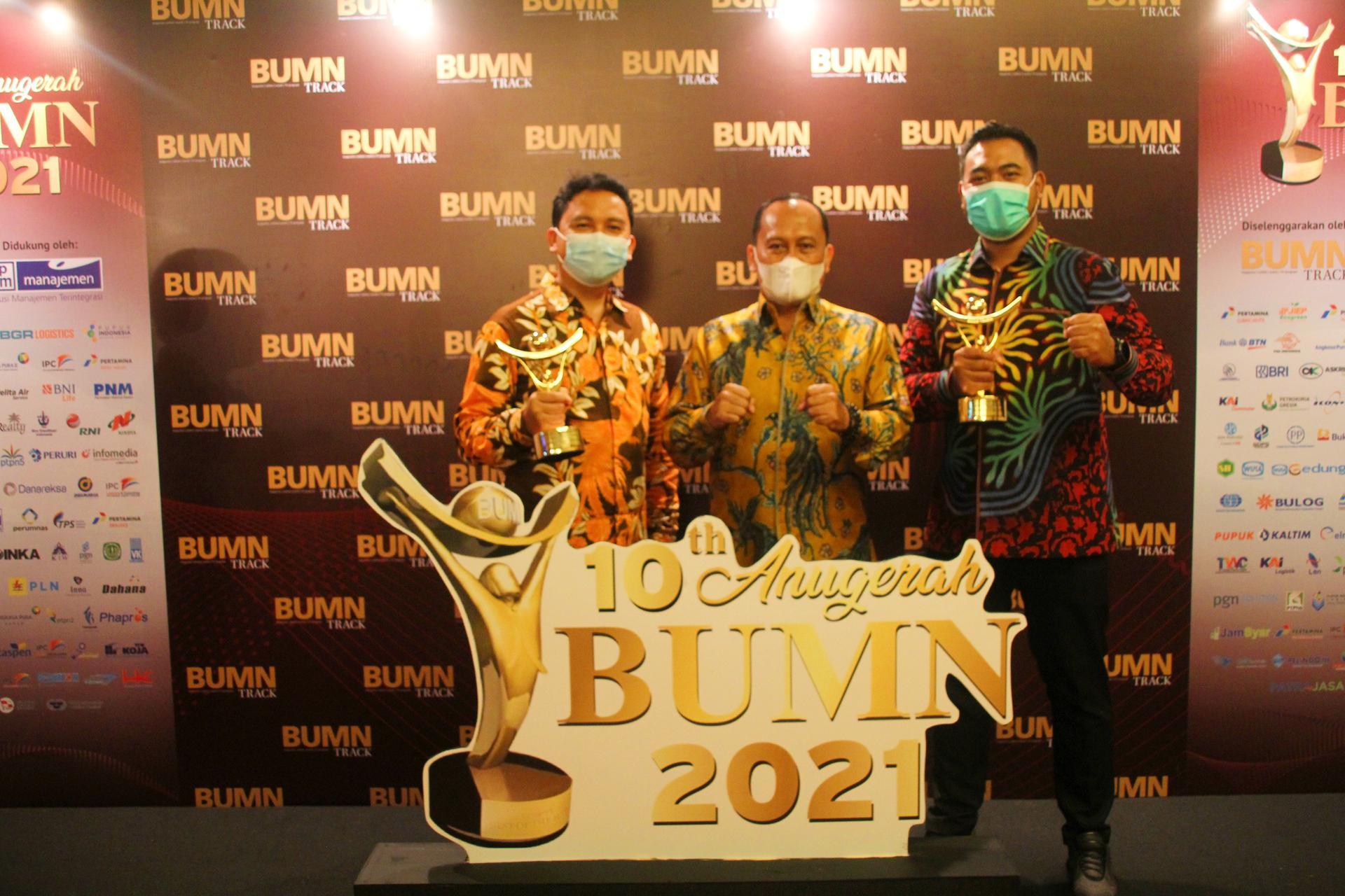 Dirut WEGE Nariman Prasetyo Kembali Raih CEO Driving Execution Terbaik di Ajang Anugerah BUMN 2021
