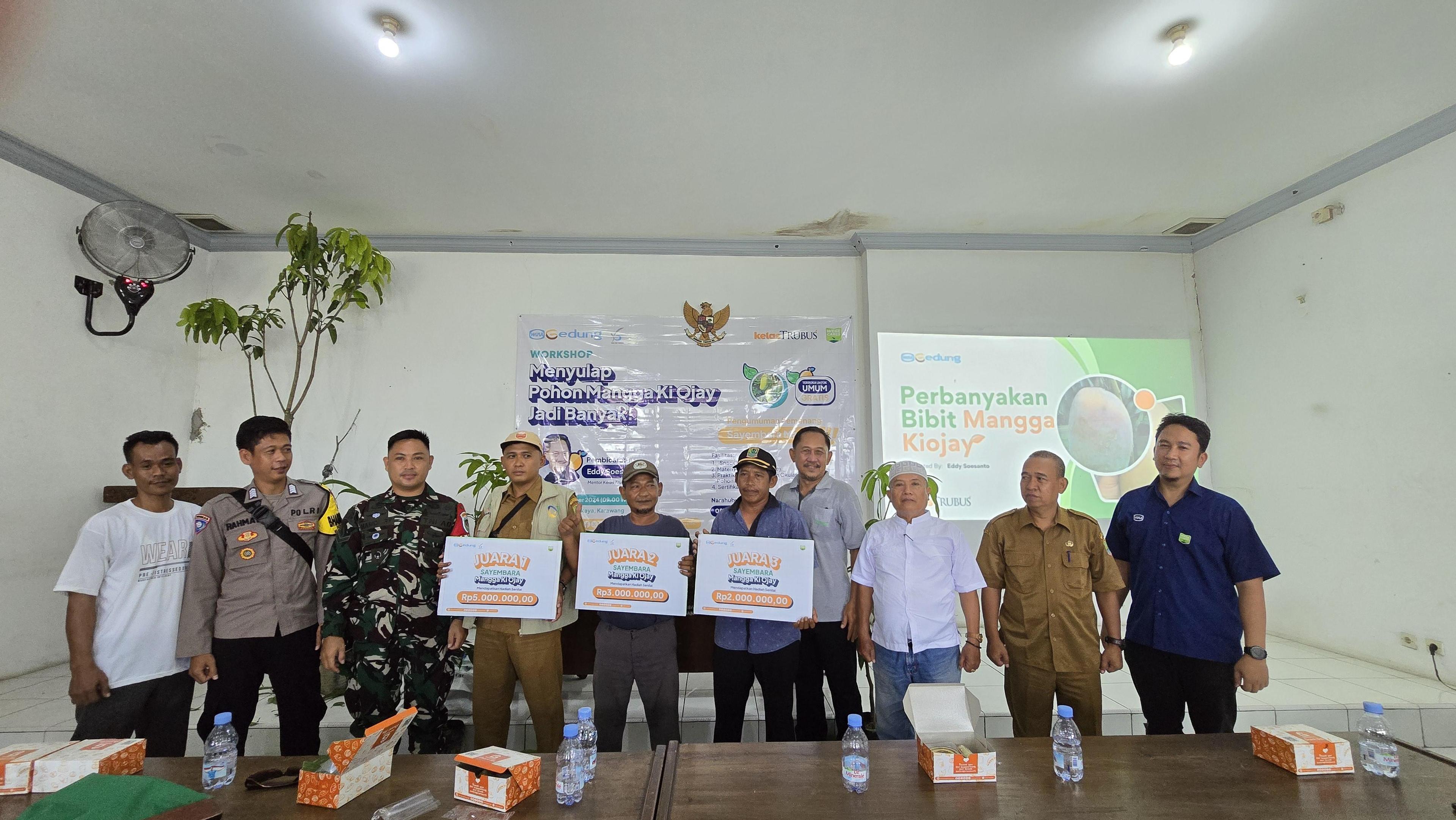 Desa Margakaya Menuju Sentra Mangga Ki Ojay Berkat Workshop Teknologi Pertanian dari WEGE