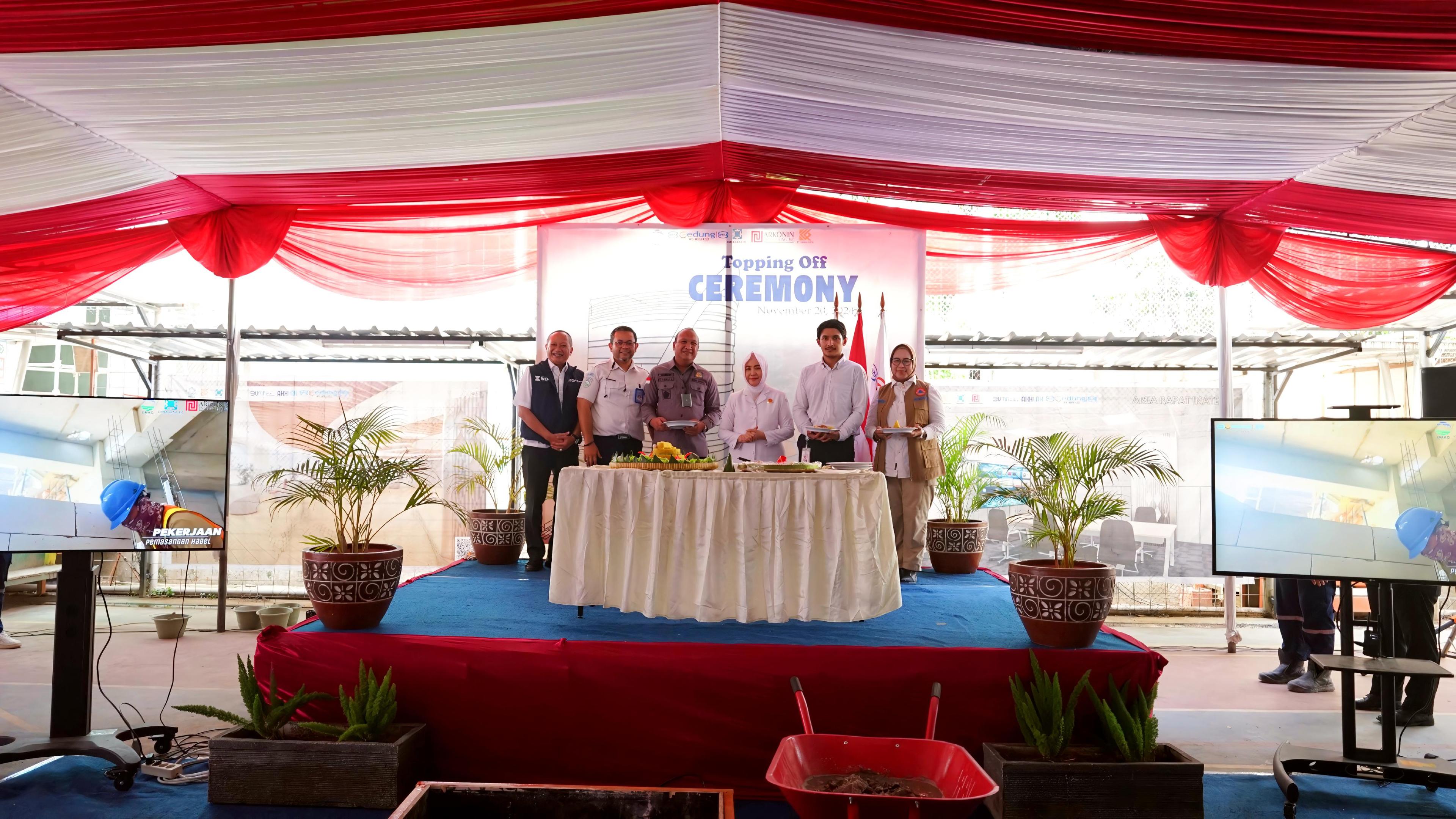 WEGE Gelar Topping Off Gedung Operasional BMKG InaTEWS Jakarta