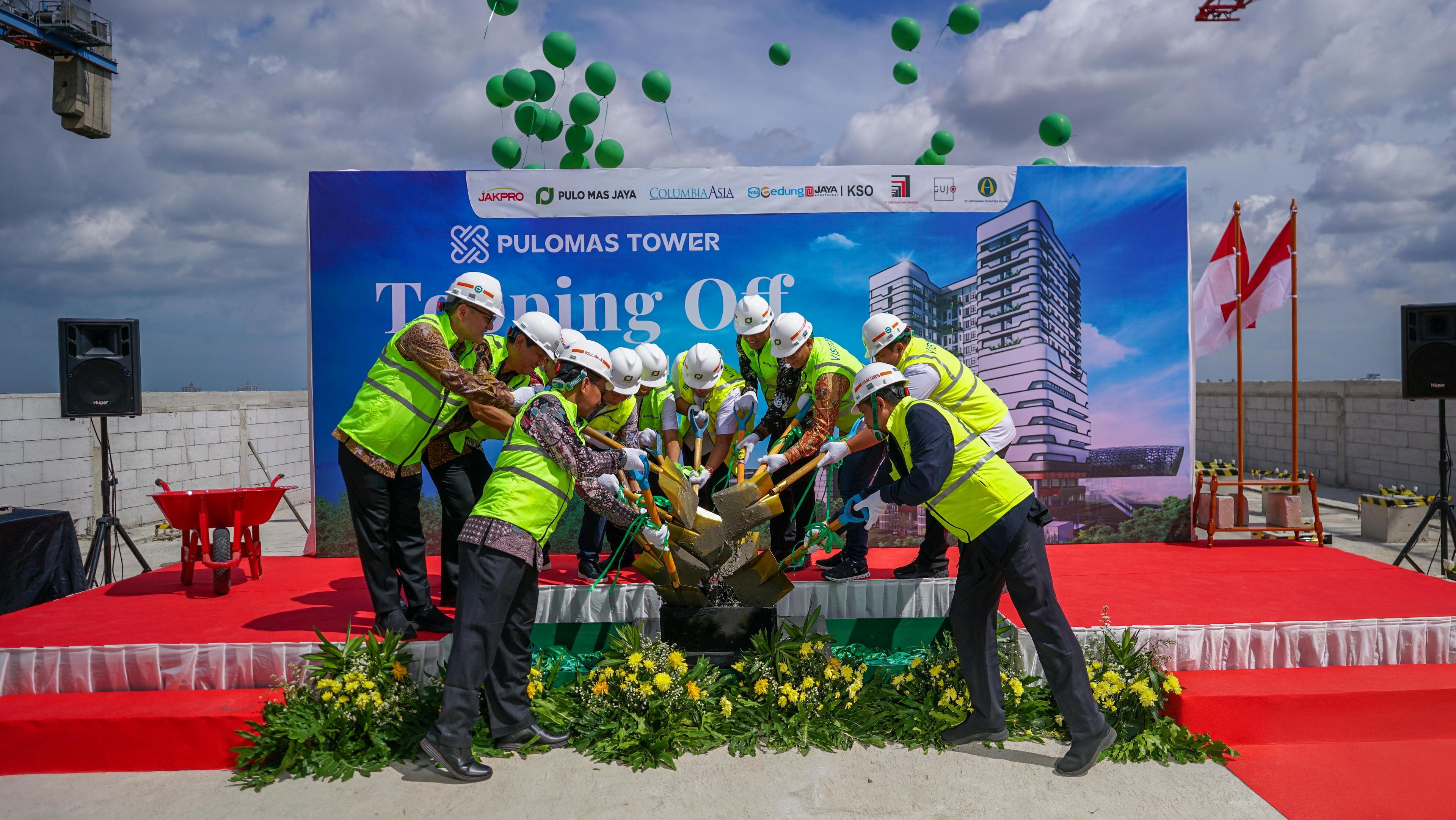 PMJ Land Tower Capai Topping Off, Wujud Komitmen WEGE KSO untuk Infrastruktur Berkelanjutan
