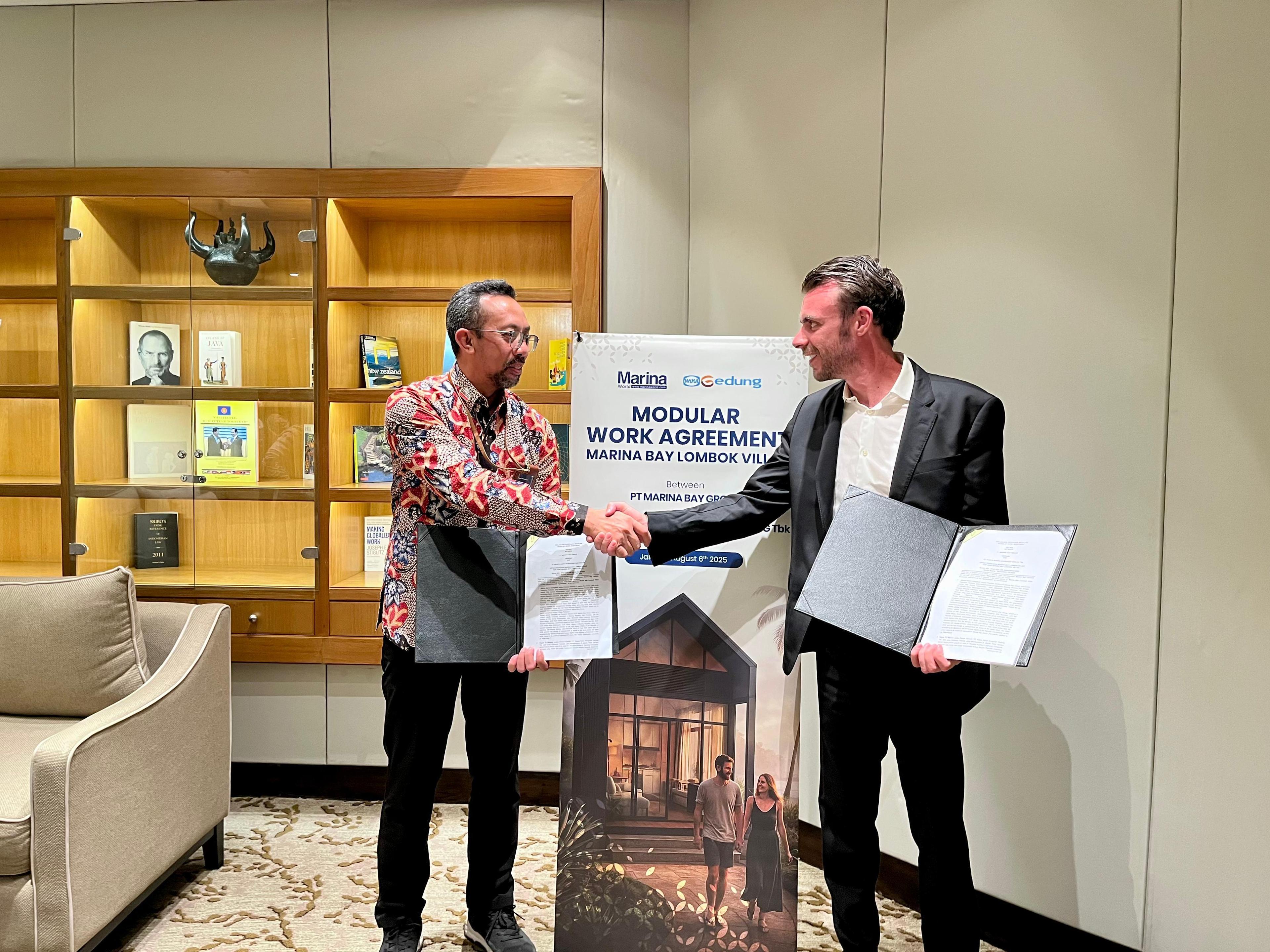 WEGE Bangun 50 Villa Modular di Marina Bay Lombok, Dorong Pertumbuhan Pariwisata dan Ekonomi Lokal