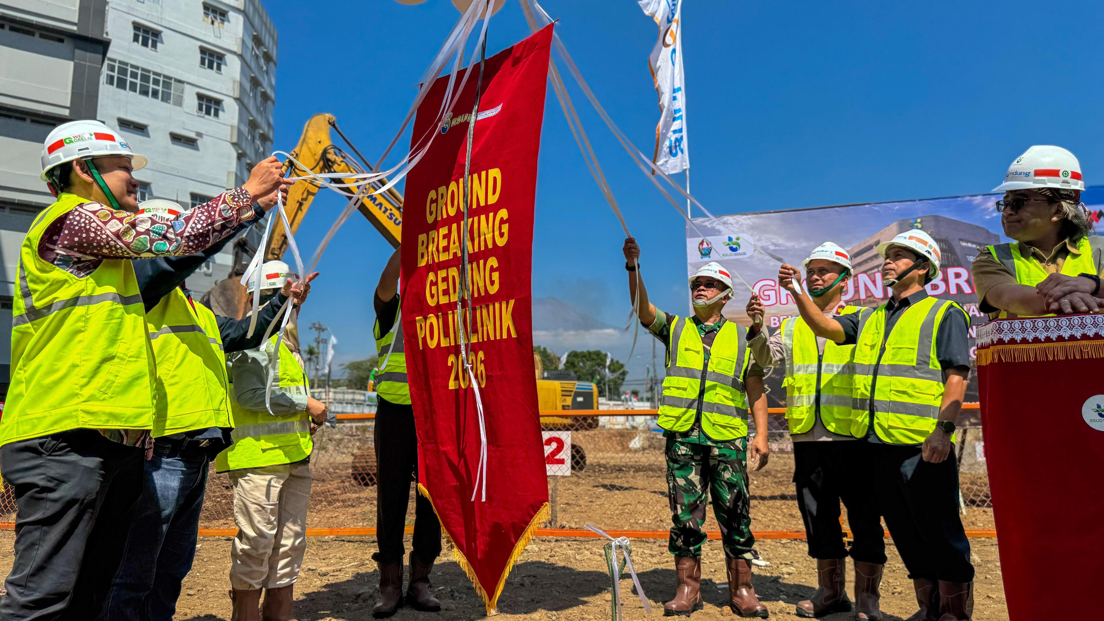 WEGE-RDM KSO Resmi Mulai Pembangunan Gedung Poliklinik RSUD Temanggung Senilai Rp 155,4 Miliar