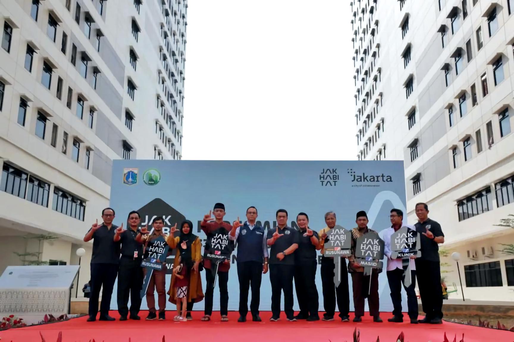 Dirampungkan oleh WEGE, Gubernur DKI Jakarta Resmikan Rusunawa