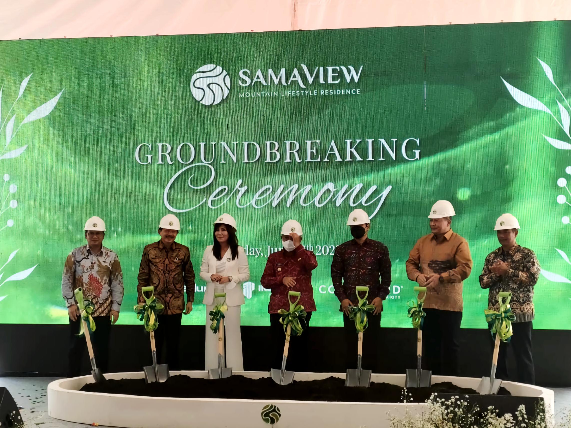 Khofifah Resmikan Pembangunan Apartemen Samaview Residence