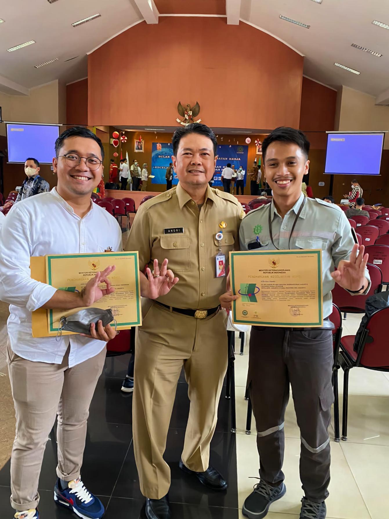 Komitmen K3, WEGE Sabet Tujuh Penghargaan Zero Accident dari Kemenaker RI