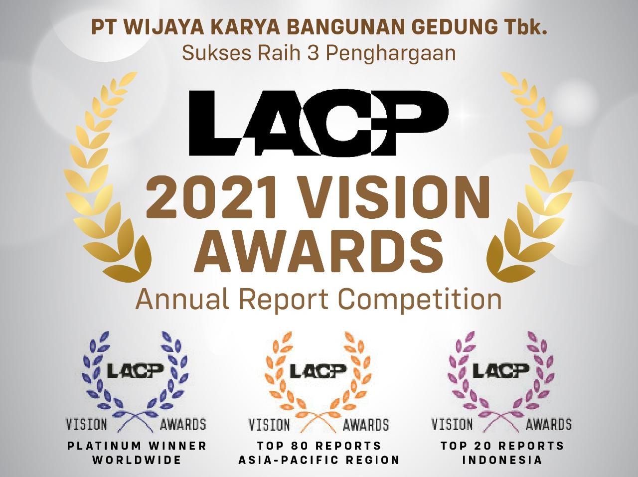 Laporan Tahunan WEGE, Kembali Raih Penghargaan LACP Vision Awards 2022