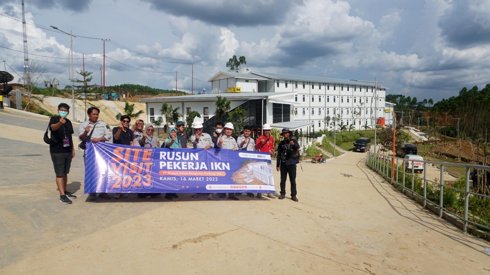 Proyek Hunian Pekerja Konstruksi Terbesar di IKN, WEGE Ajak Media dan Influencer Melihat Langsung