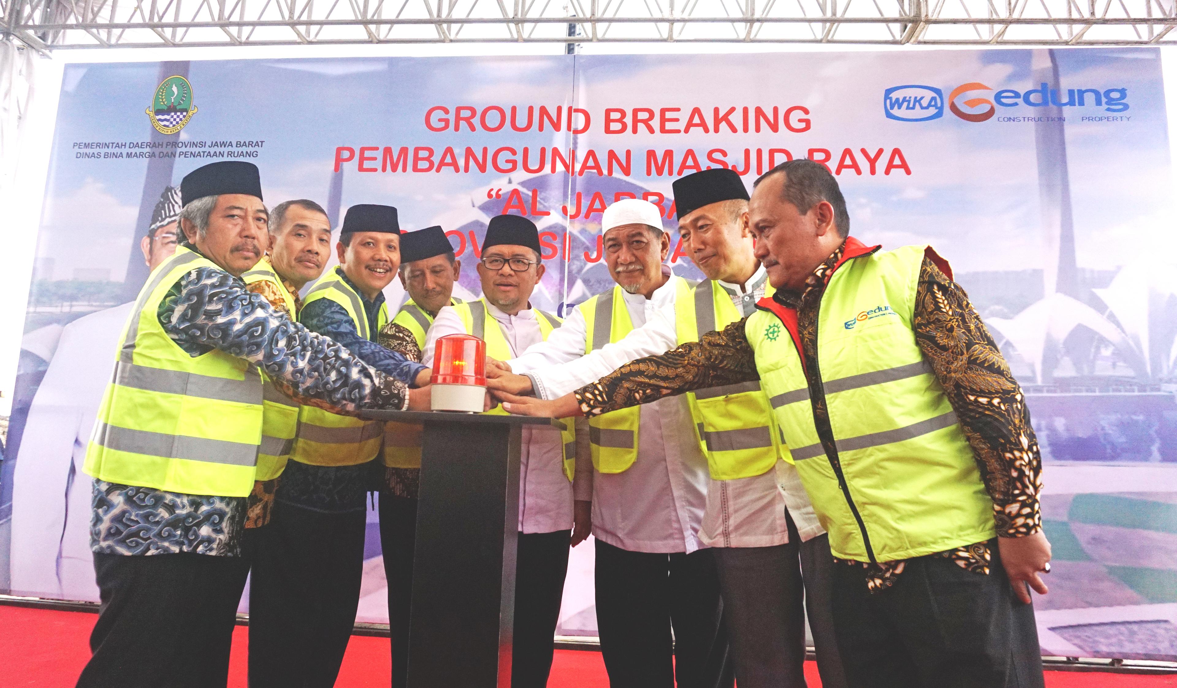 Proyek Prestisius Masjid Terapung Al-Jabbar Mulai Dibangun