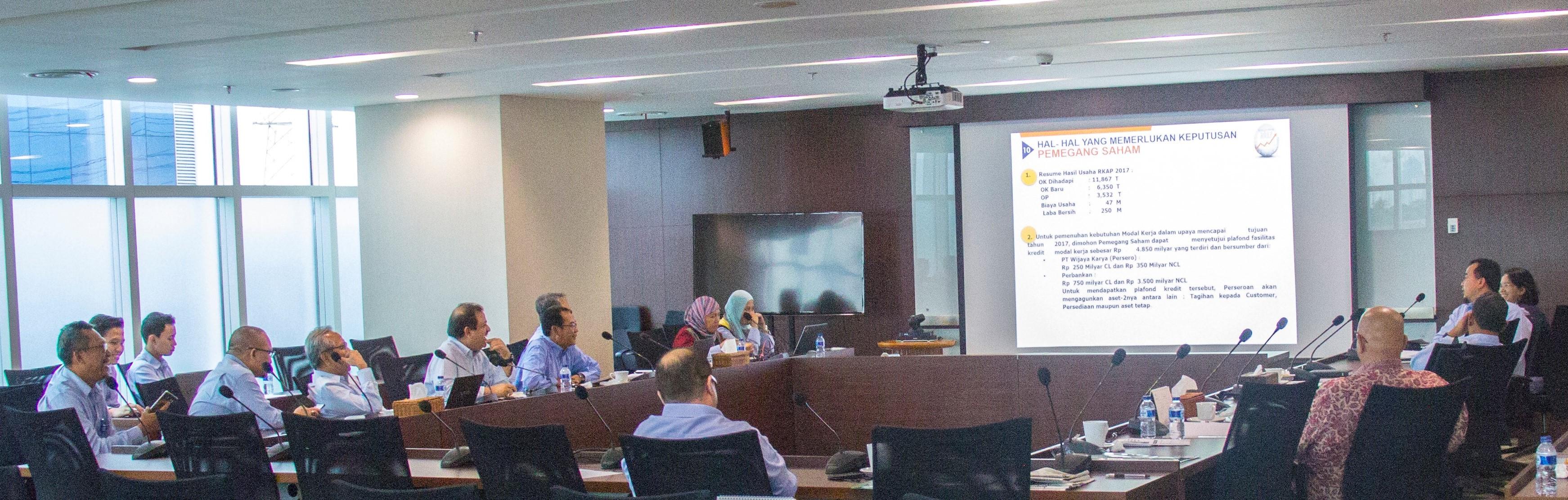 RUPST 2016; Menyetujui dan Mengesahkan RKAP 2017 dan RJP 2017-2021