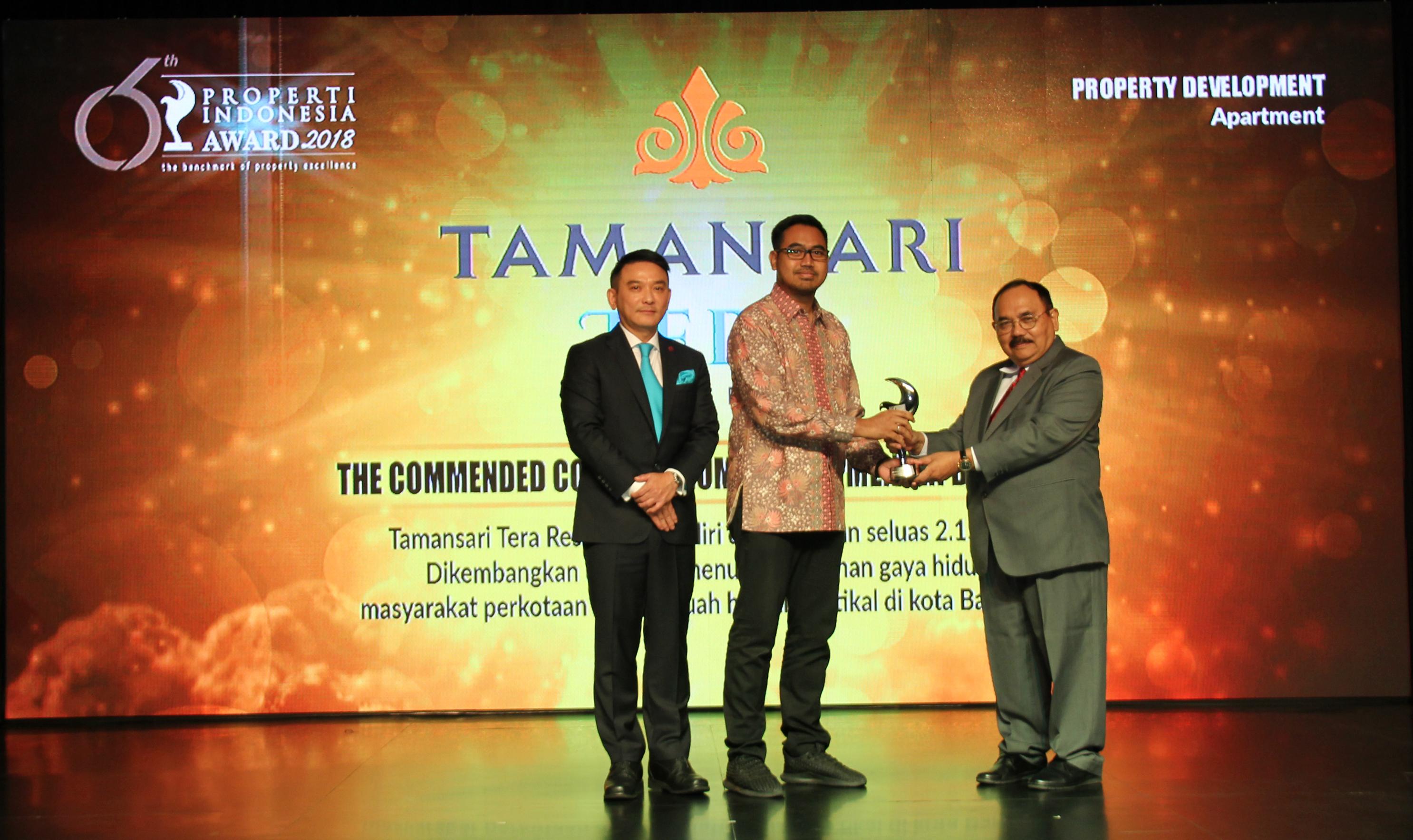 Tamansari Tera Residence Raih Properti Indonesia Award 2018