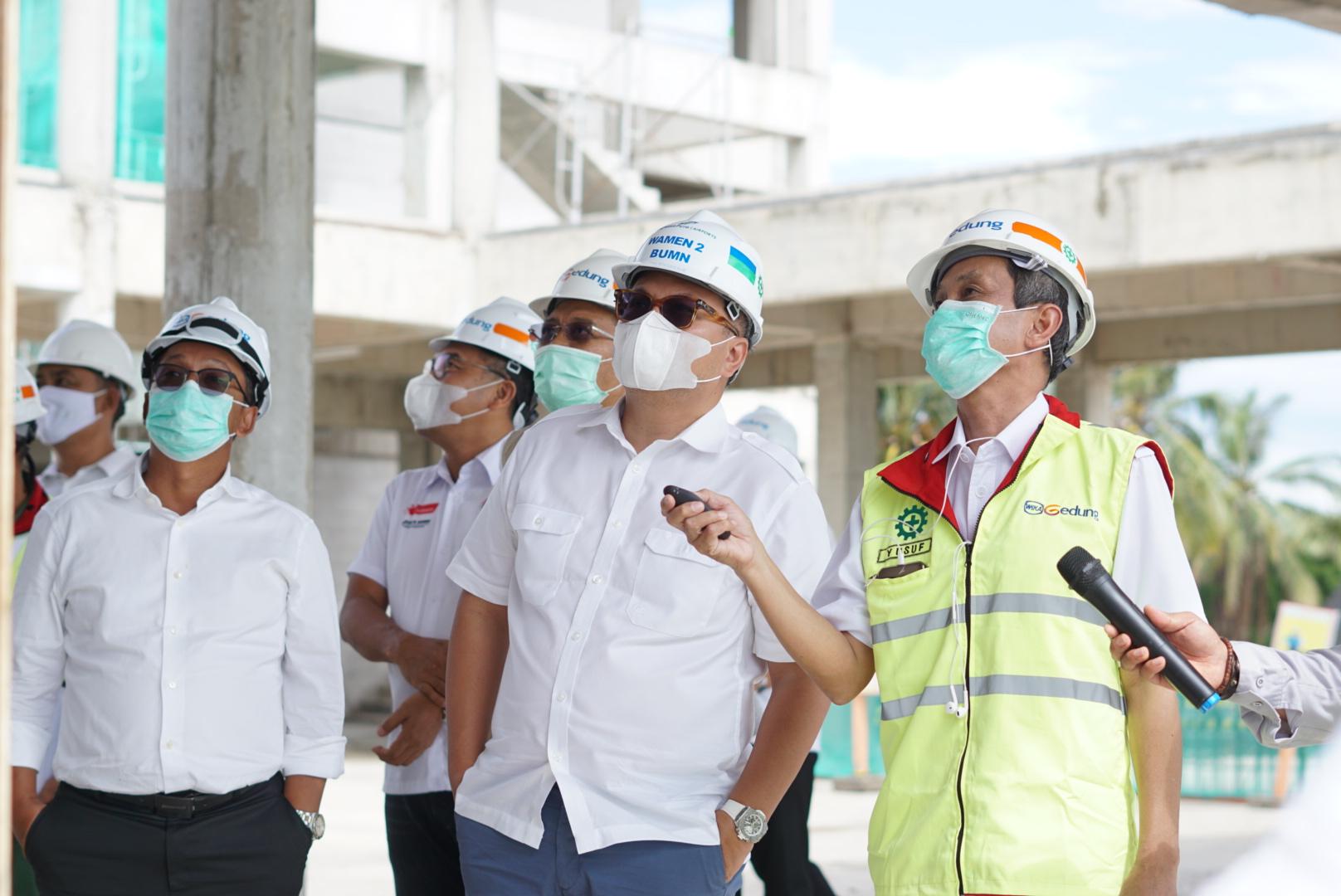 Wamen II Kementerian BUMN Tinjau Pembangunan Hotel Pullman Mandalika