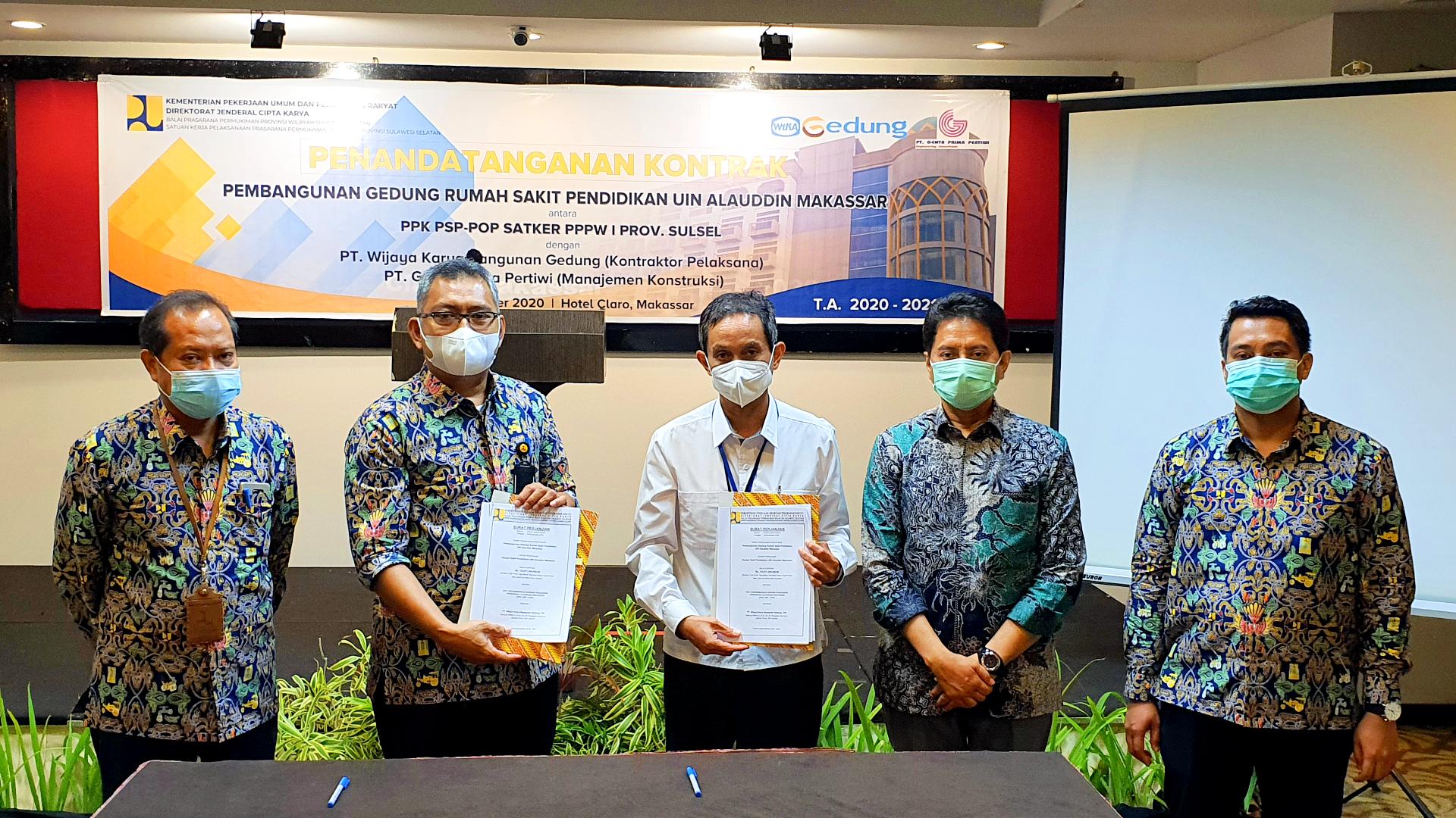 WEGE Raih Kontrak Paket Pekerjaan Rumah Sakit Pendidikan UIN Alauddin Makassar