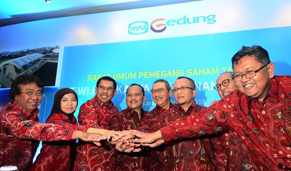 WIKA Gedung Bagikan Dividen Rp 56,6 miliar, Laba Bersih Naik 106 Persen