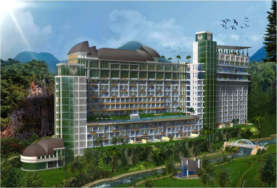 WIKA Gedung Bangun Condotel Mewah di Tepi Tebing, Puncak - Bogor